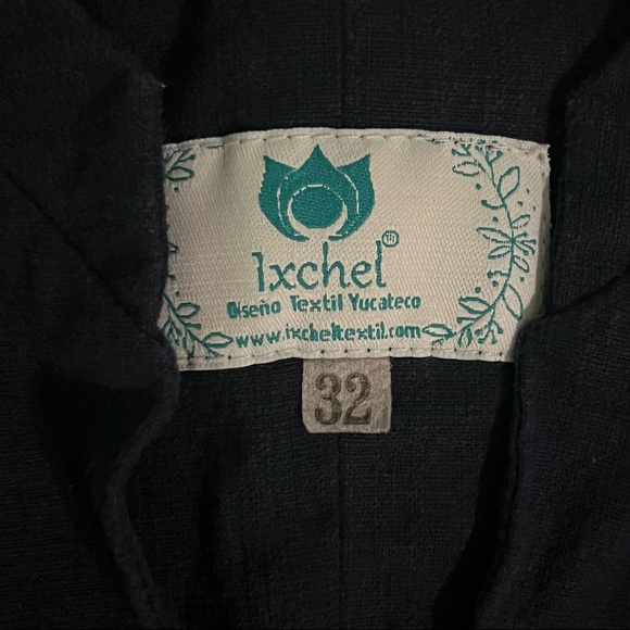 Mexican Handmade floral embroidered top zipper size 32 Medium - Picture 8 of 11